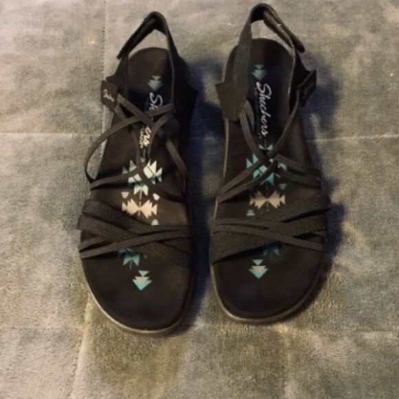 Skechers Reggae Slim Sunnyside Sandal - Picture 1 of 5